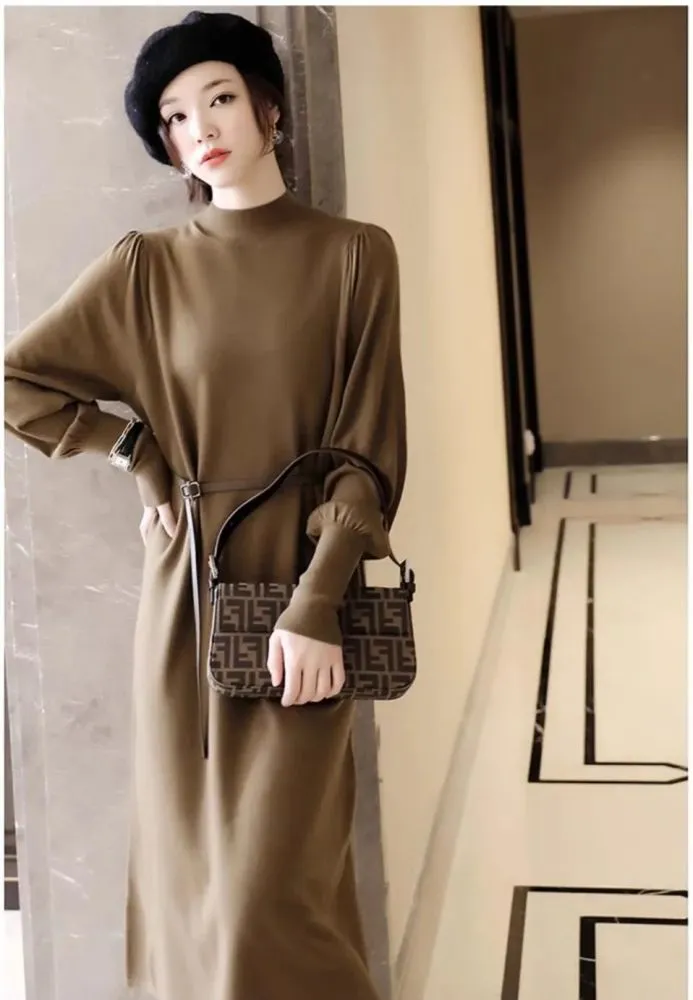 连衣裙冬款女_连衣冬裙怎么搭配外套_冬款连衣裙怎么搭配
