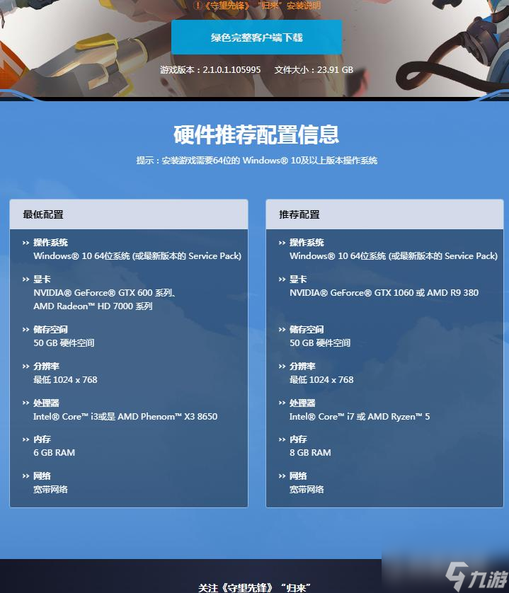 守望先锋什么配置能玩-守望先锋电脑配置要求大揭秘：处理器与显卡是关键